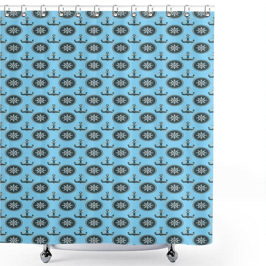 Anchor Your Shower Curtain with a Steering Wheel Design