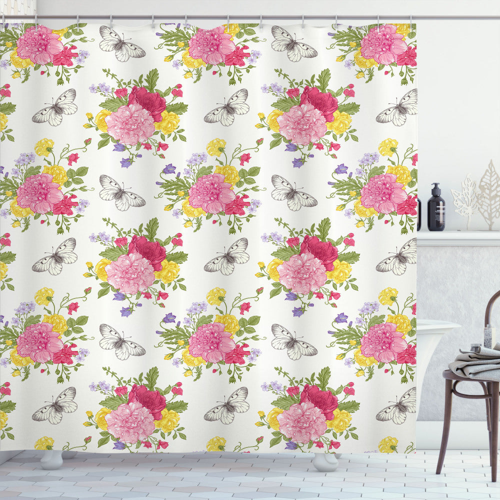 Botanical Garden Custom Shower Curtains