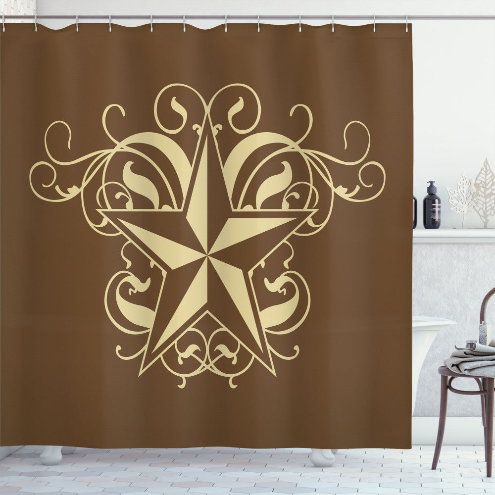 Baroque Swirl Custom Shower Curtains