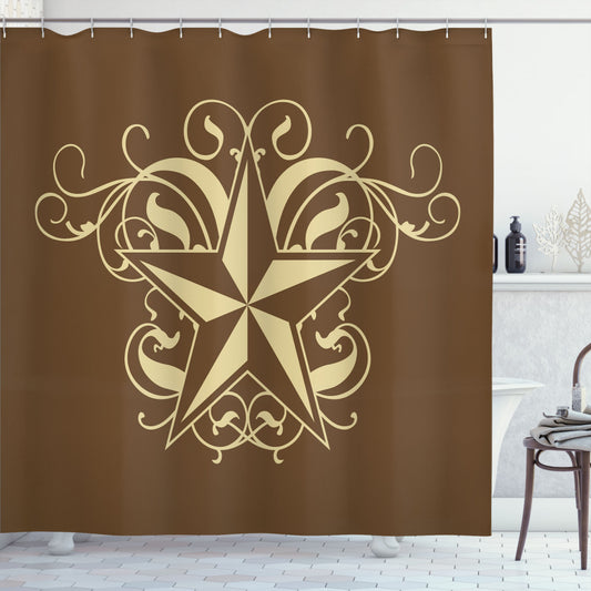 Baroque Swirl Custom Shower Curtains