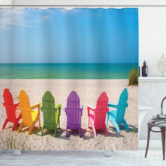 Vibrant Summer Multicolor Wooden Deckchairs: The Perfect Addition to Your Outdoor Oasis