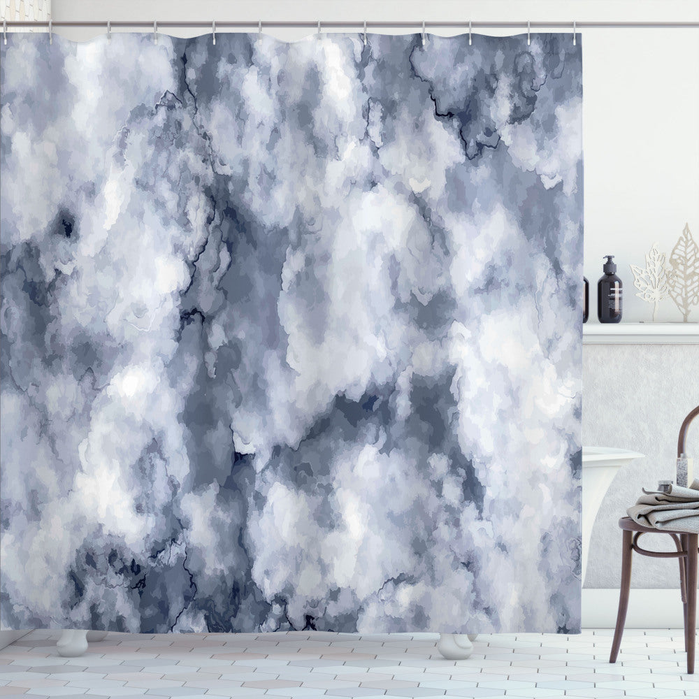 Cloudy Marble Shower Curtain: A Stunning Addition to Your Bathroom