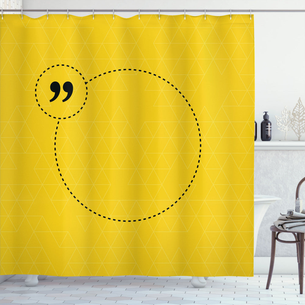 Yellow and Black Wisdom: Elevating Your Bathroom with Stylish Shower Curtains